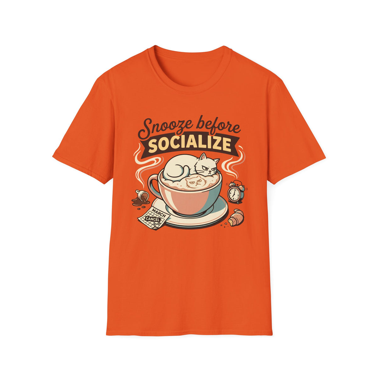 Snooze Before Socialize T-Shirt