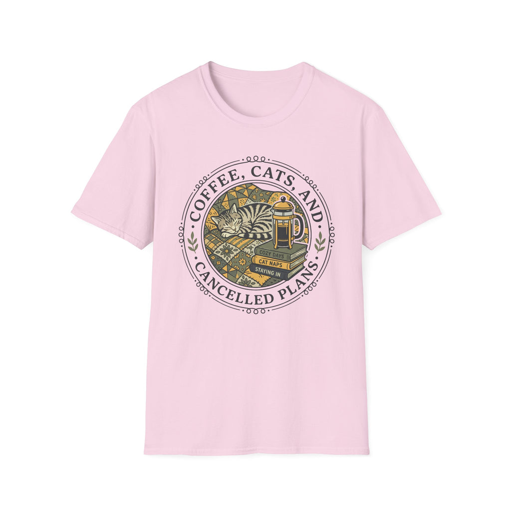 Coffee, Cats And Cancelled Plans T-Shirt
