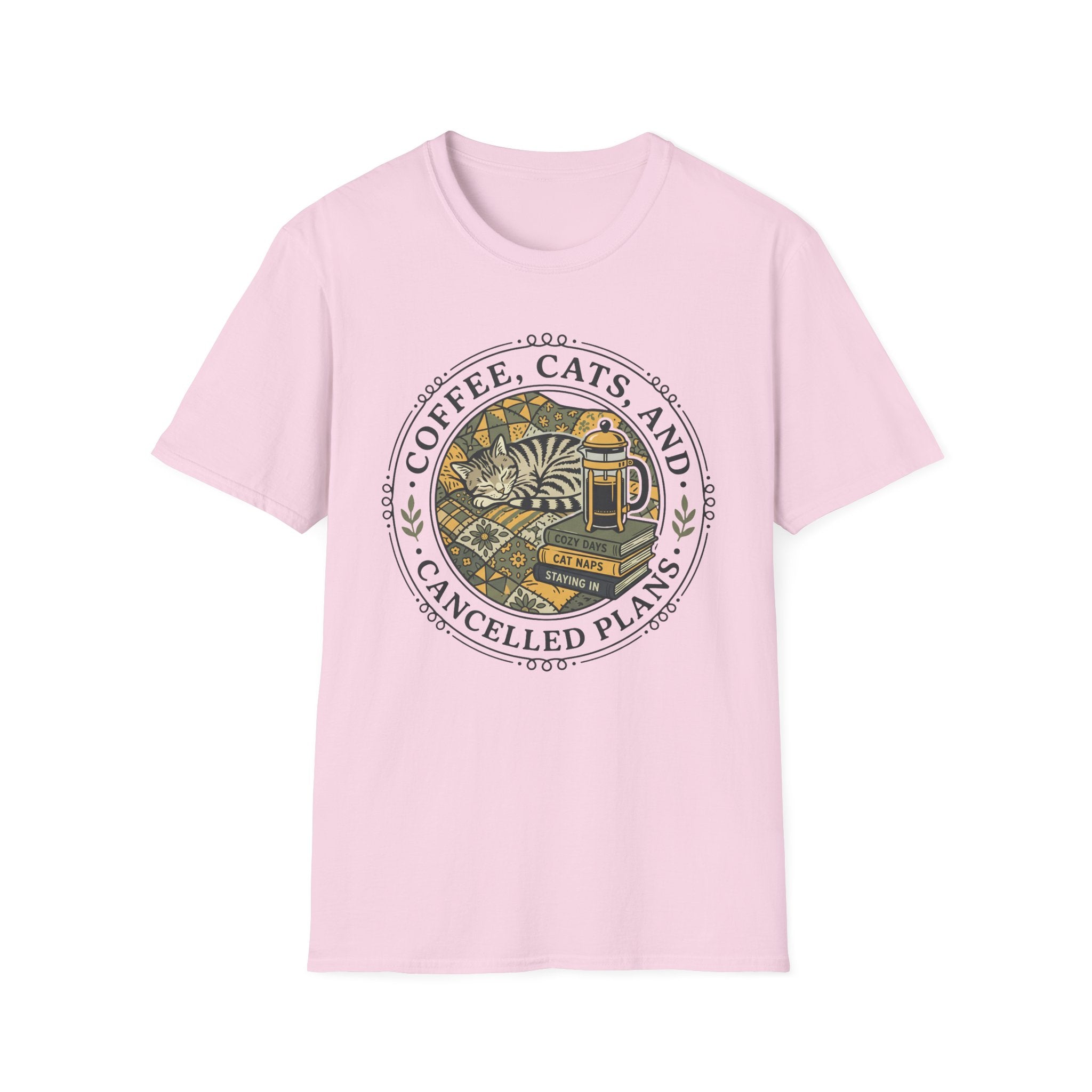Coffee, Cats And Cancelled Plans T-Shirt
