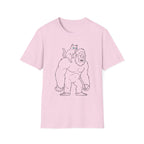 Cat Riding On Bigfoot T-Shirt