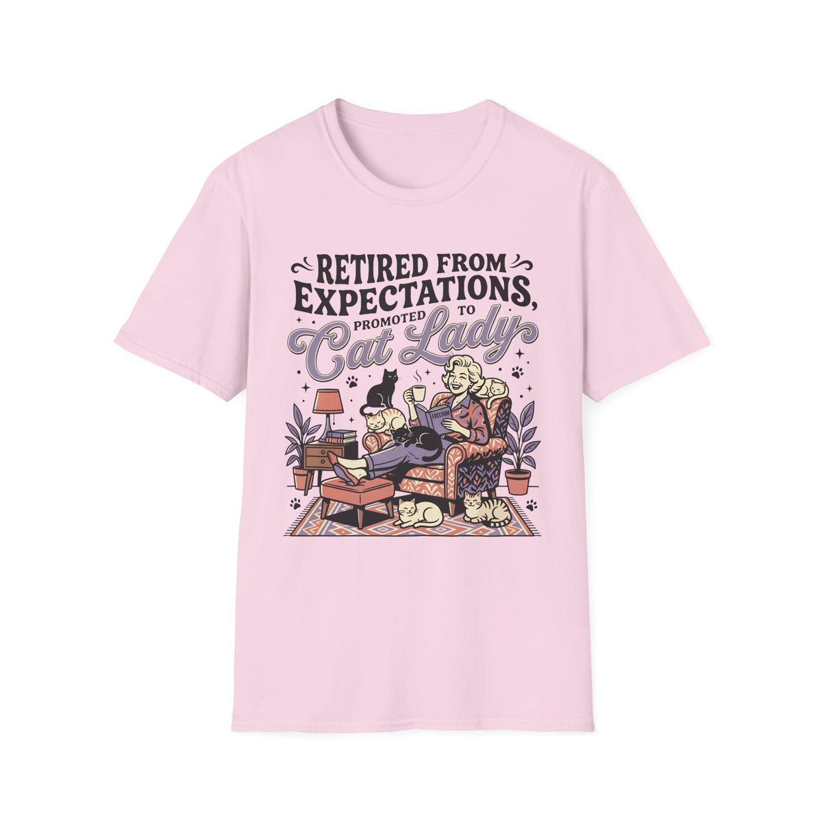 Promoted To Cat Lady T-Shirt