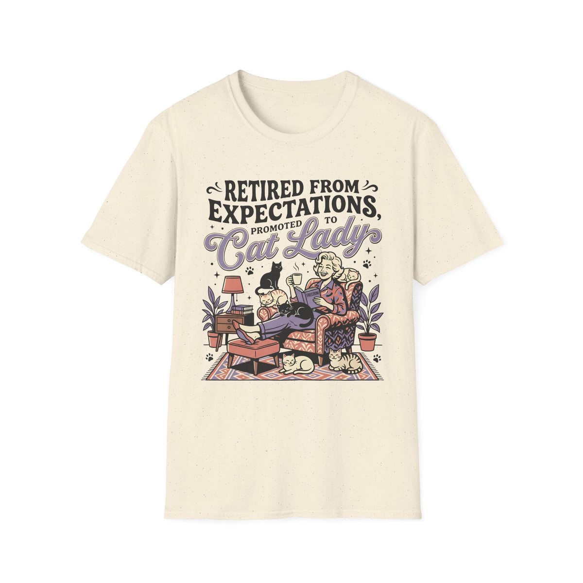 Promoted To Cat Lady T-Shirt