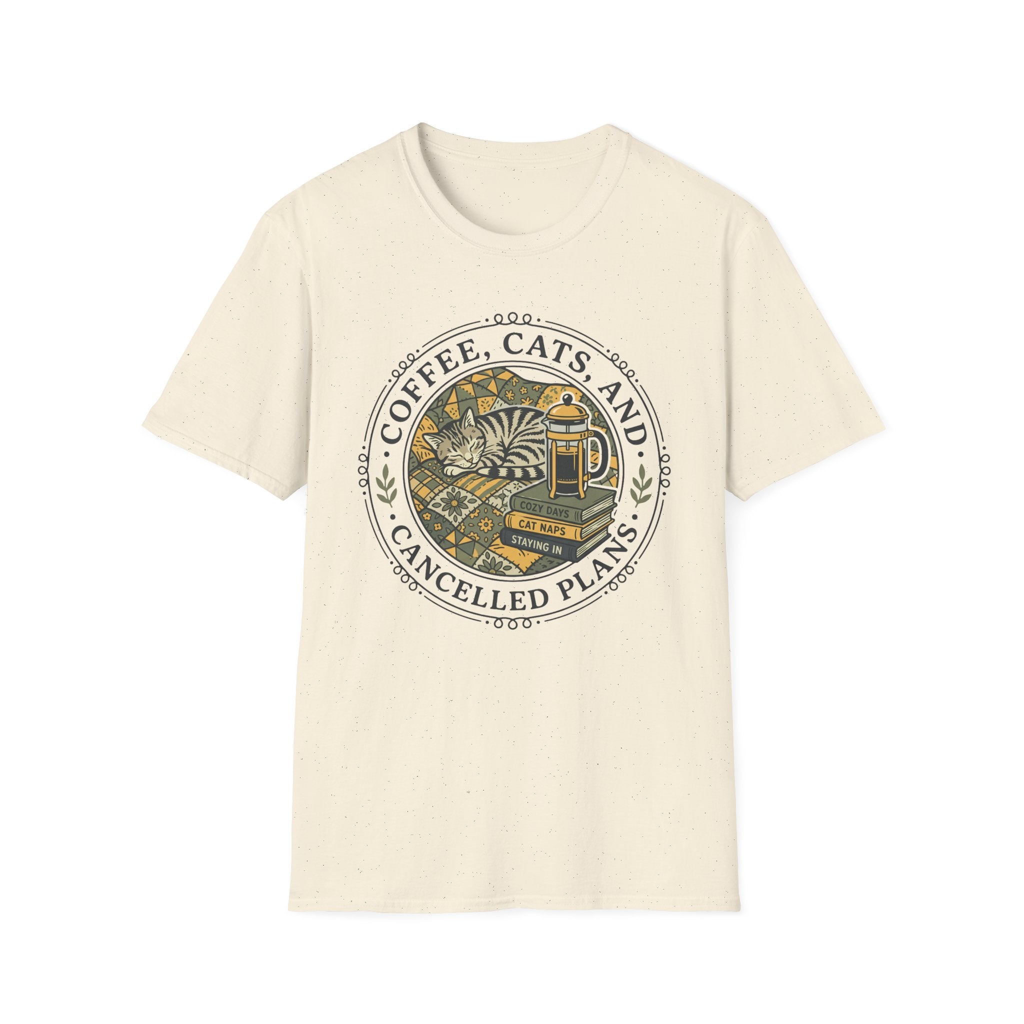 Coffee, Cats And Cancelled Plans T-Shirt