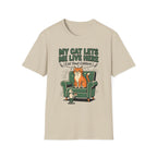 My Cat Lets Me Live Here T-Shirt