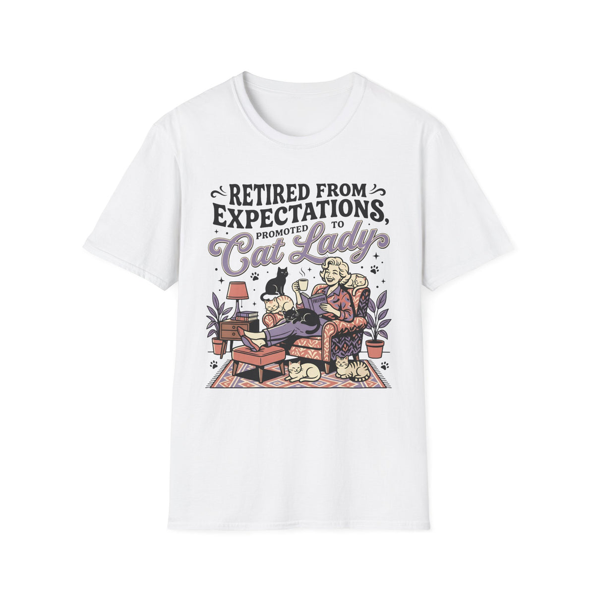 Promoted To Cat Lady T-Shirt
