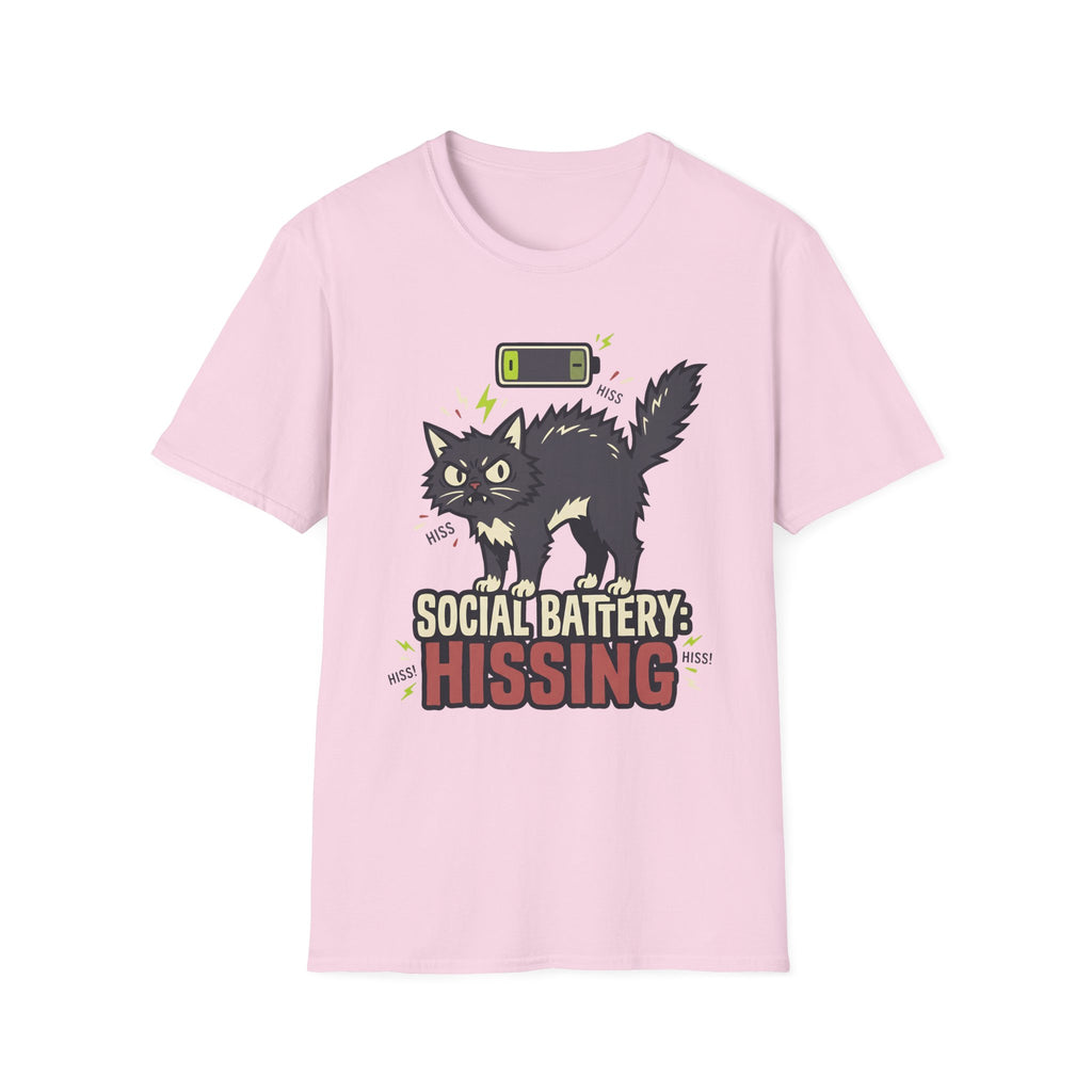 Social Battery: Hissing T-Shirt