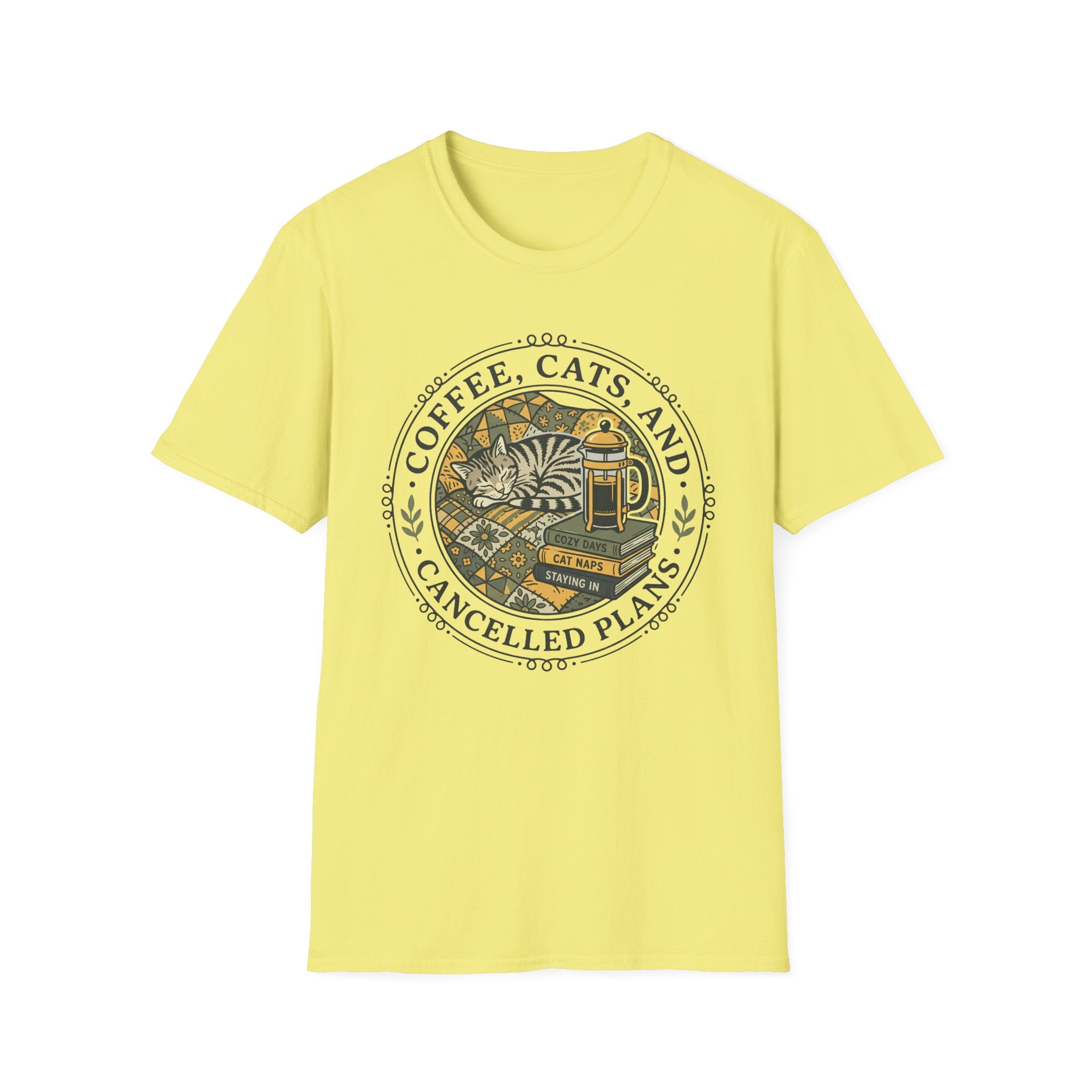 Coffee, Cats And Cancelled Plans T-Shirt