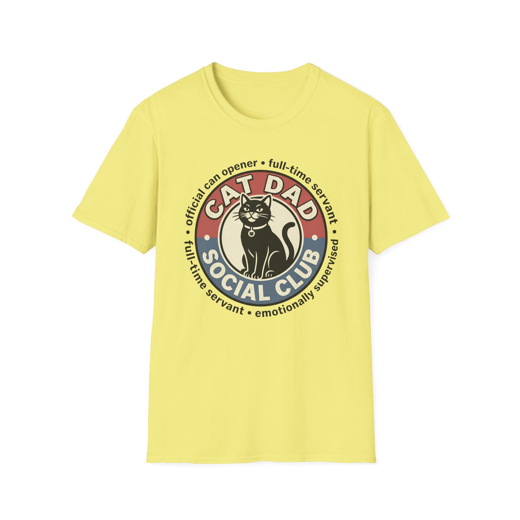 Cat Dad Social Club T-Shirt