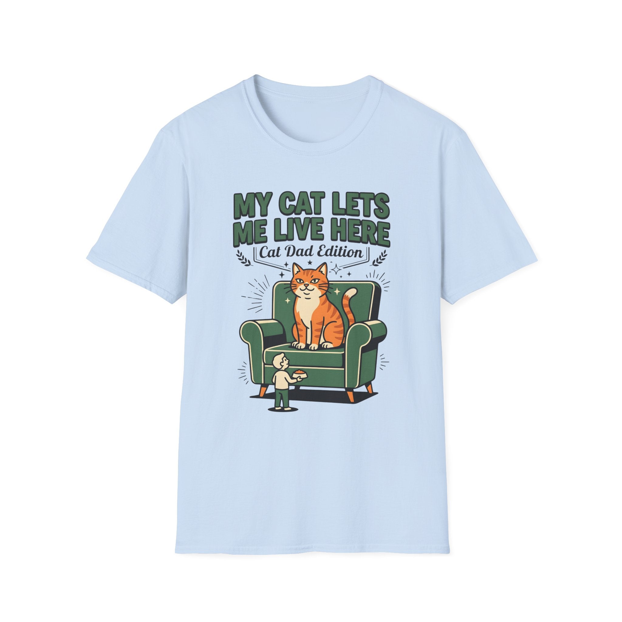 My Cat Lets Me Live Here T-Shirt