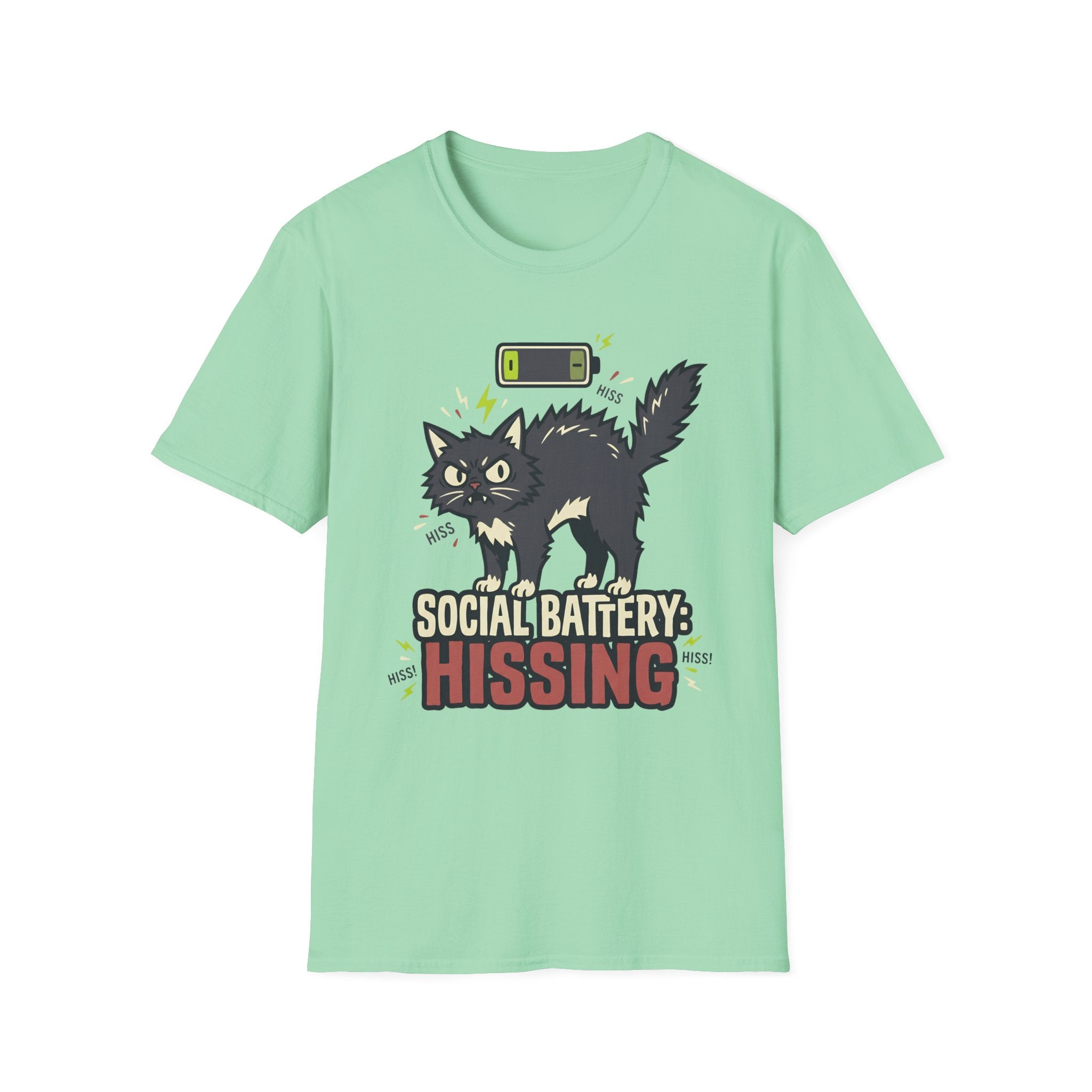 Social Battery: Hissing T-Shirt