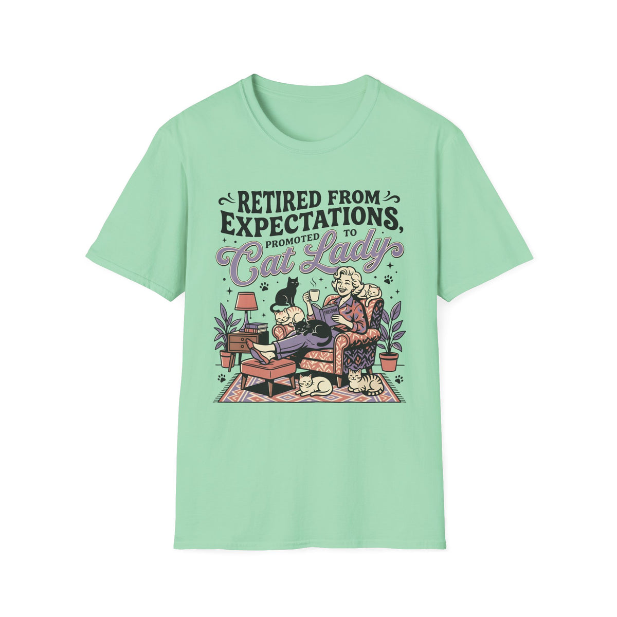 Promoted To Cat Lady T-Shirt