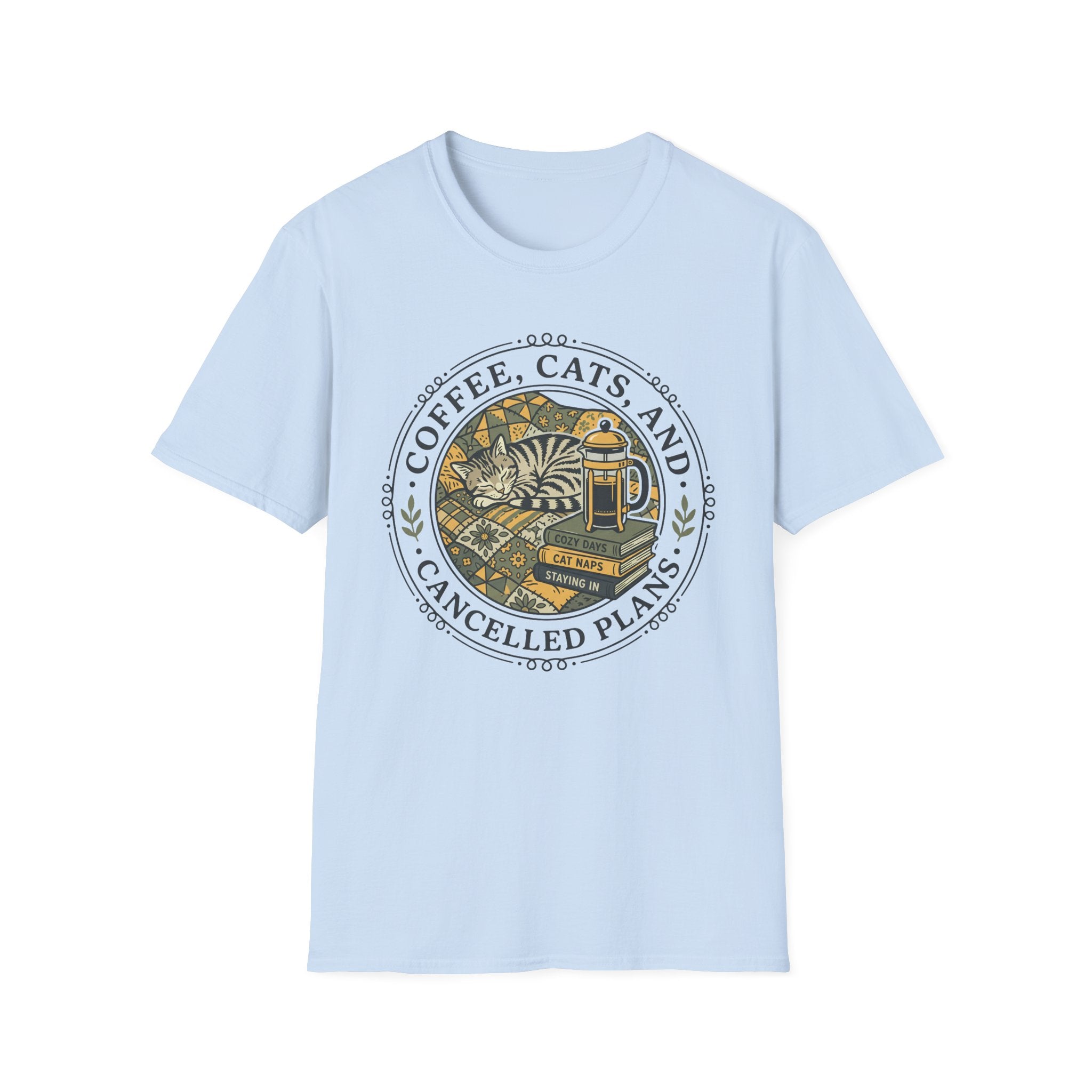Coffee, Cats And Cancelled Plans T-Shirt