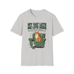 My Cat Lets Me Live Here T-Shirt