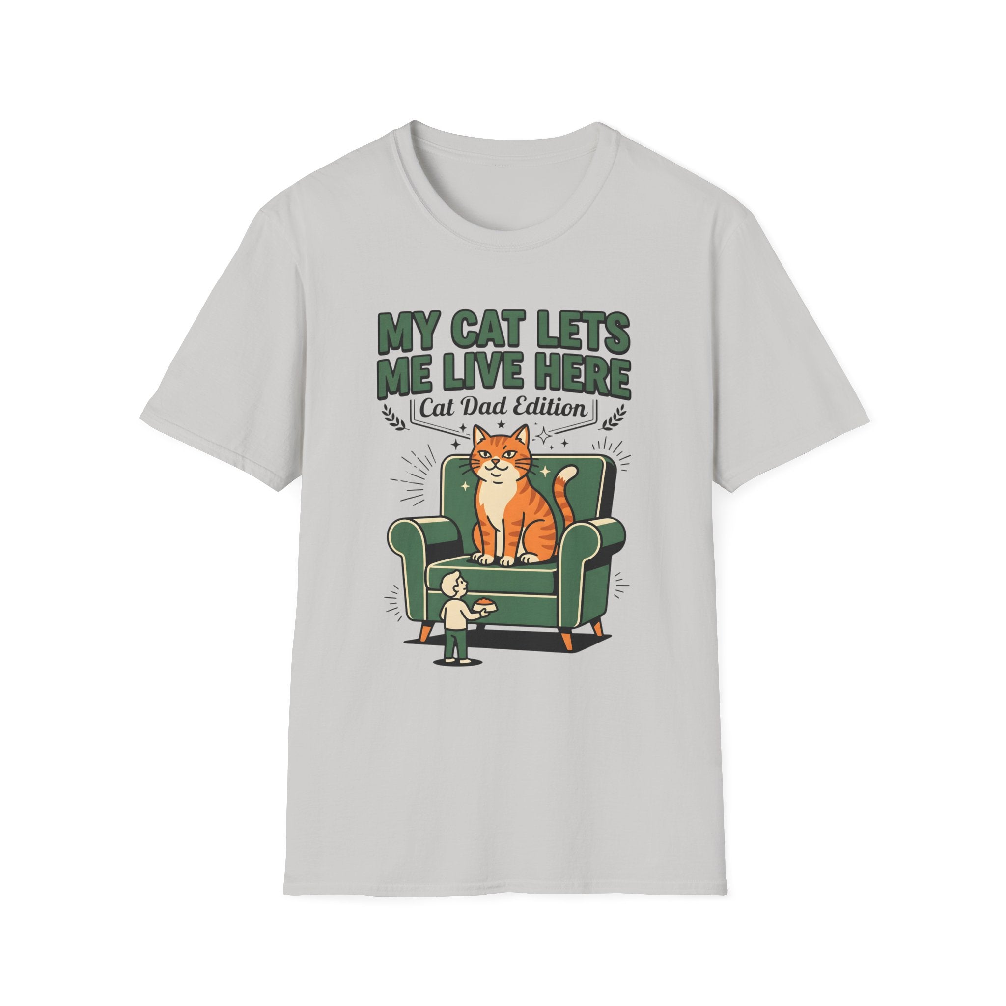 My Cat Lets Me Live Here T-Shirt