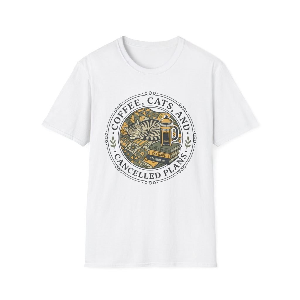 Coffee, Cats And Cancelled Plans T-Shirt