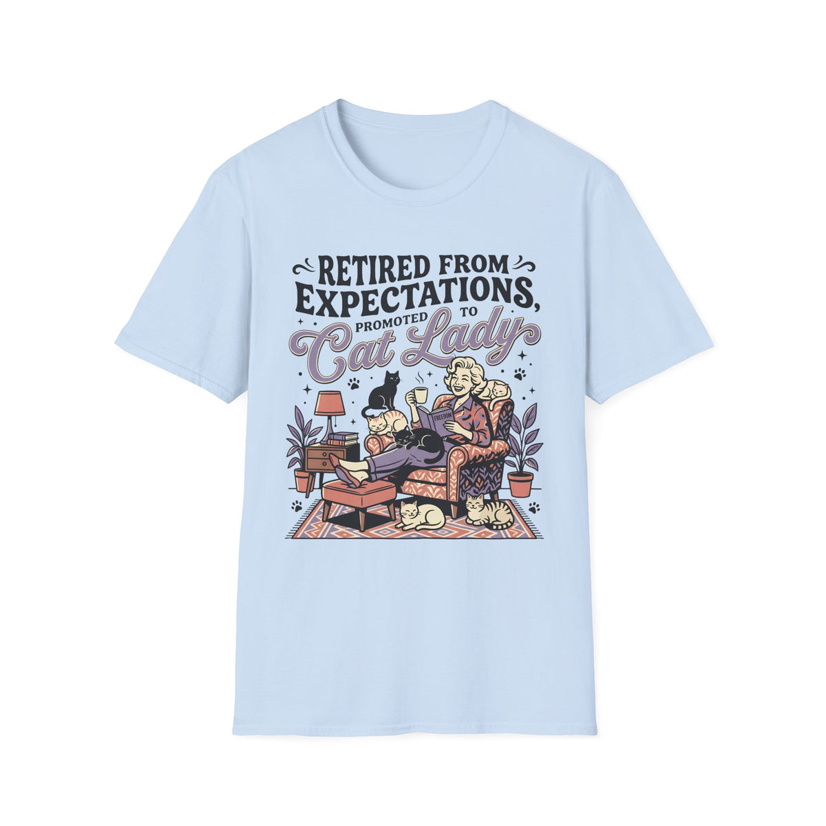 Promoted To Cat Lady T-Shirt