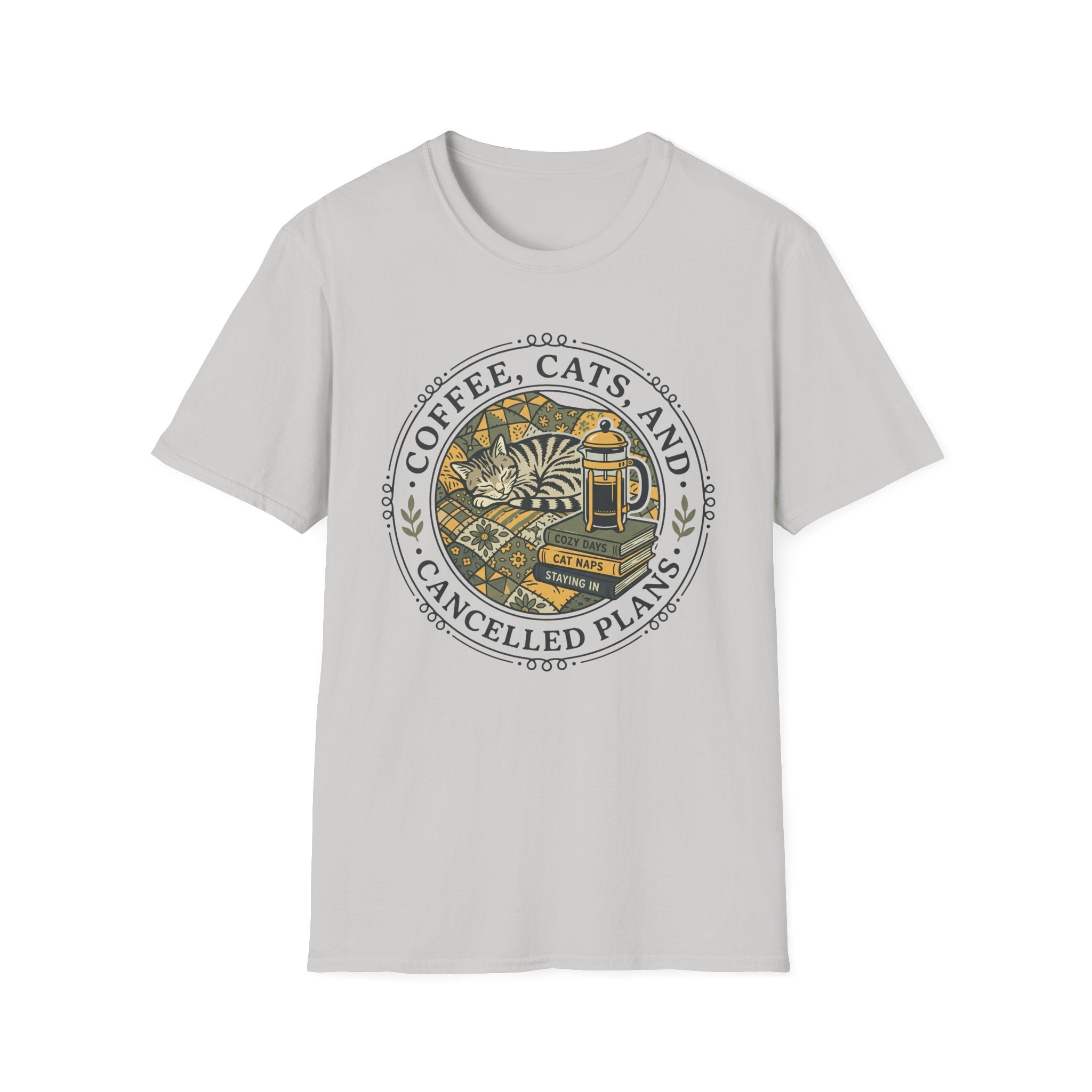 Coffee, Cats And Cancelled Plans T-Shirt