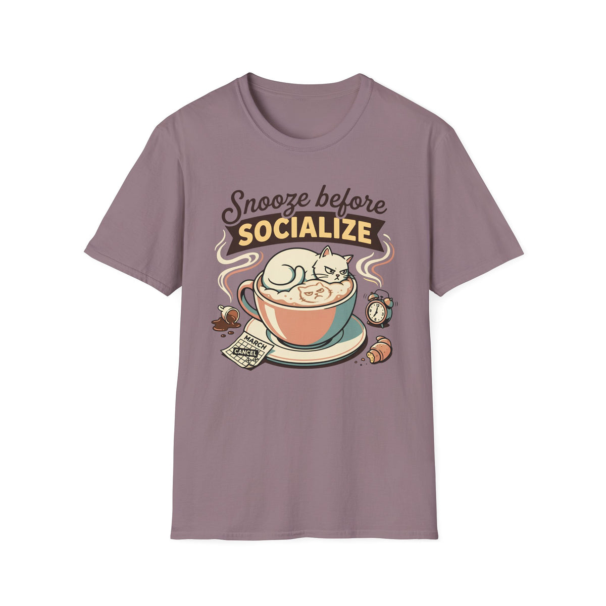 Snooze Before Socialize T-Shirt
