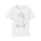 Cat Riding On Bigfoot T-Shirt