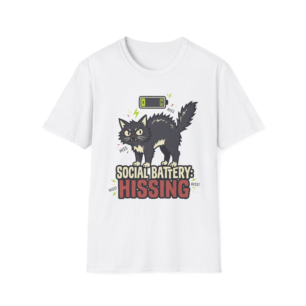 Social Battery: Hissing T-Shirt