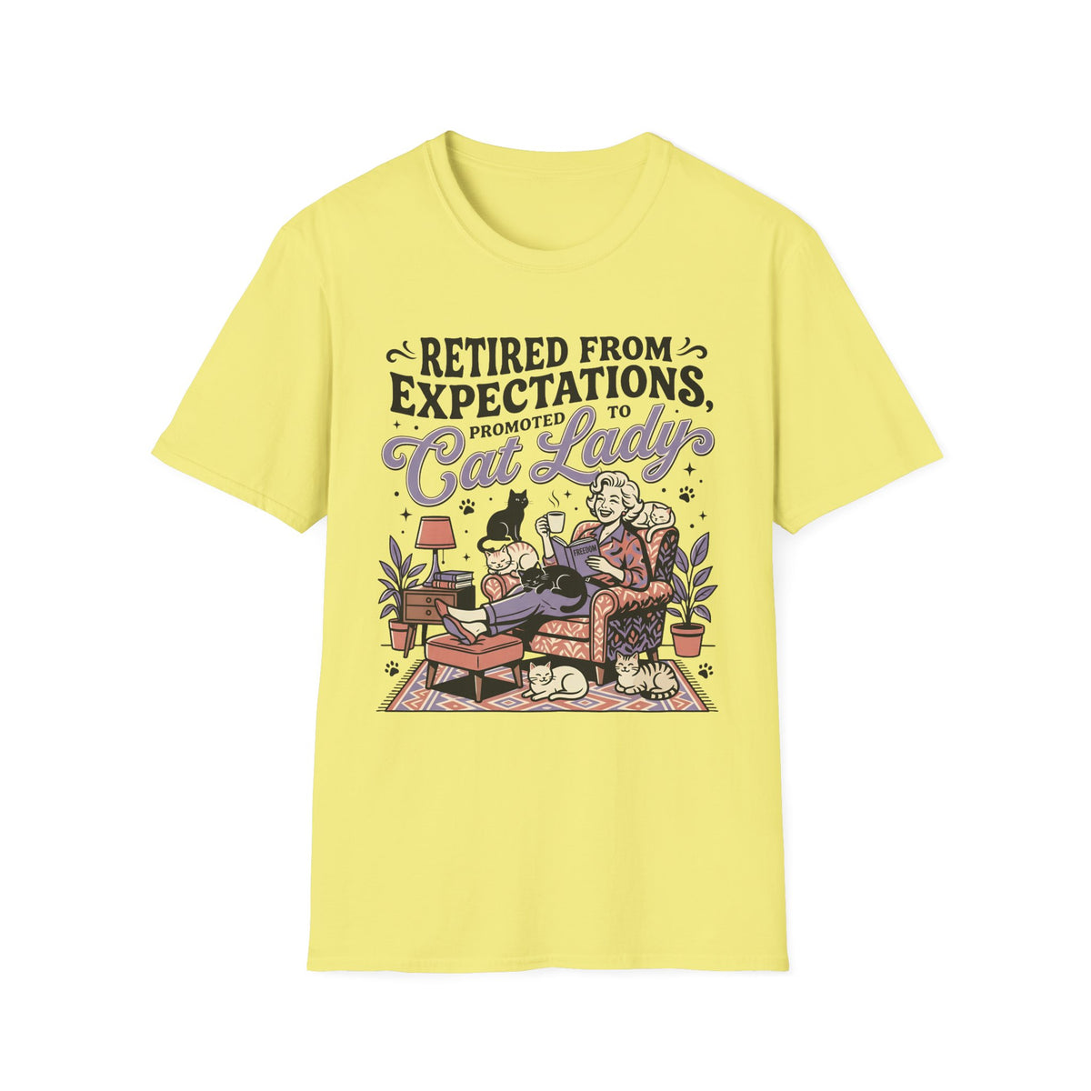 Promoted To Cat Lady T-Shirt