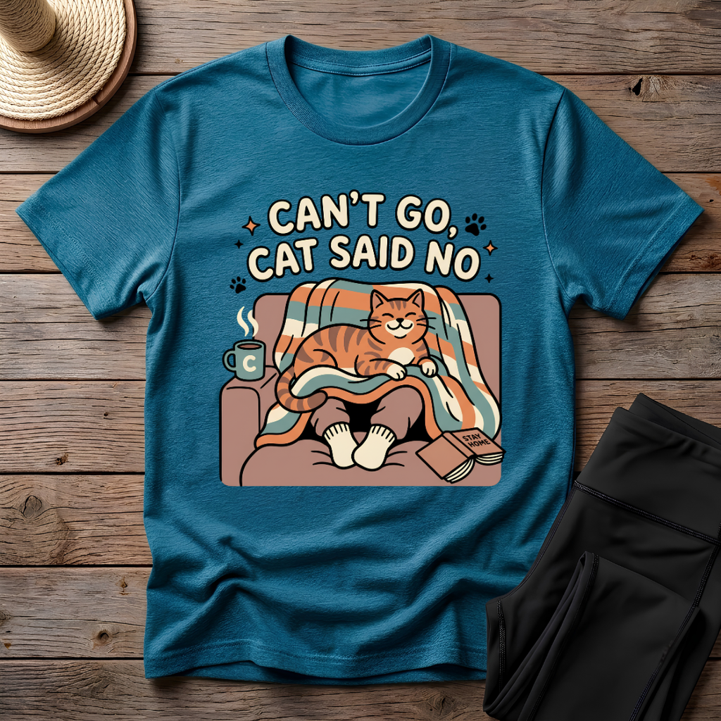 Can't Go Cat Said No T-Shirt