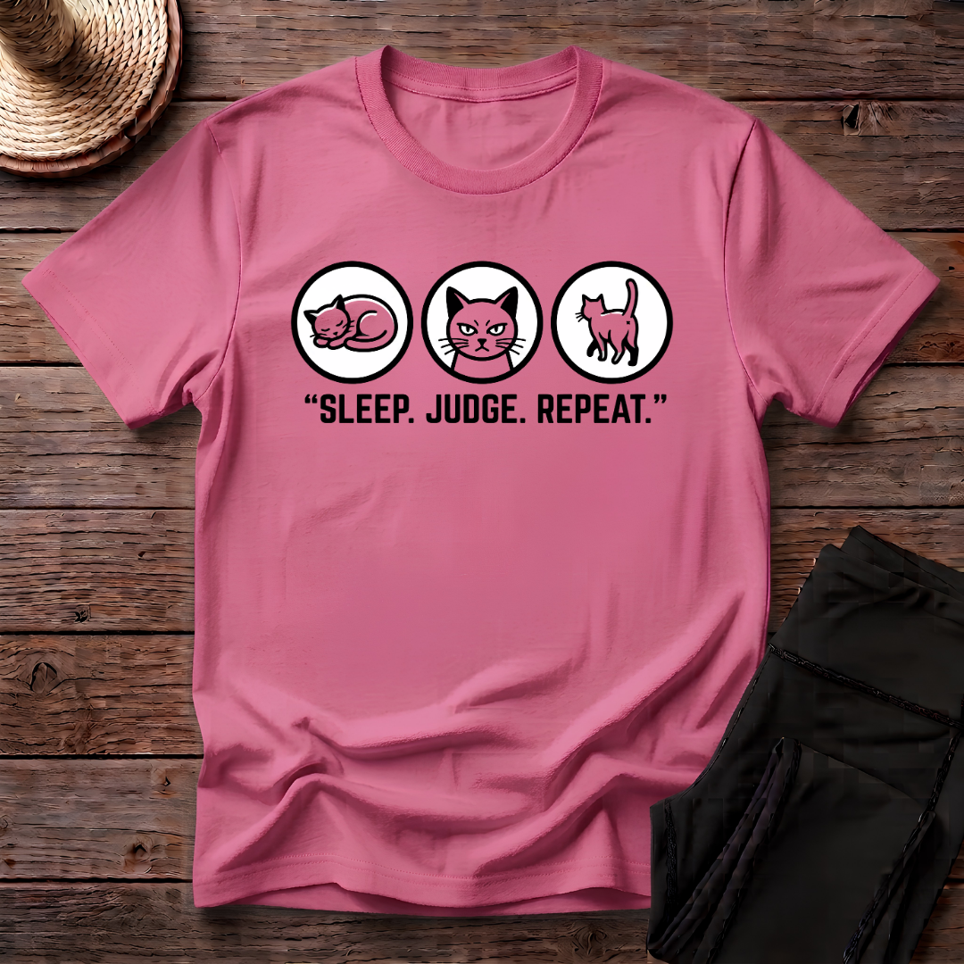 Sleep Judge Repeat T-Shirt