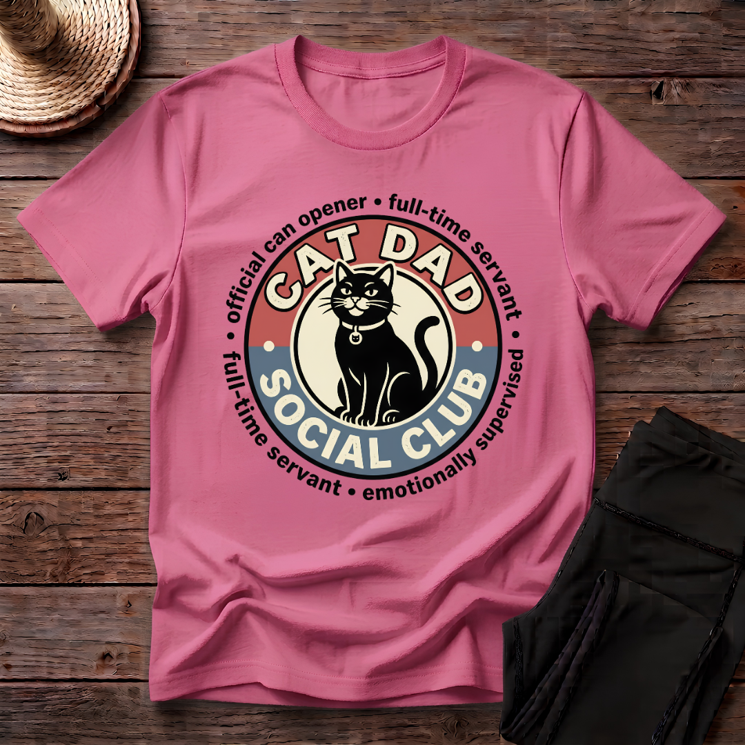 Cat Dad Social Club T-Shirt