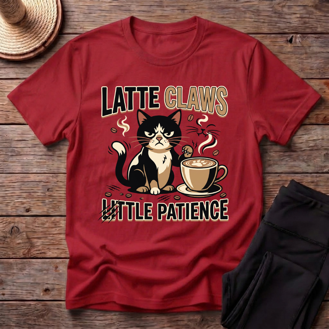 Latte Claws Little Patience T-Shirt