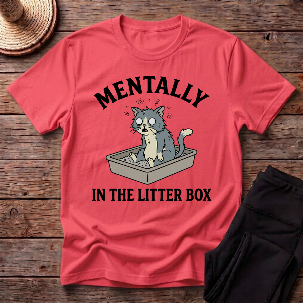 Mentally In The Litter Box T-Shirt