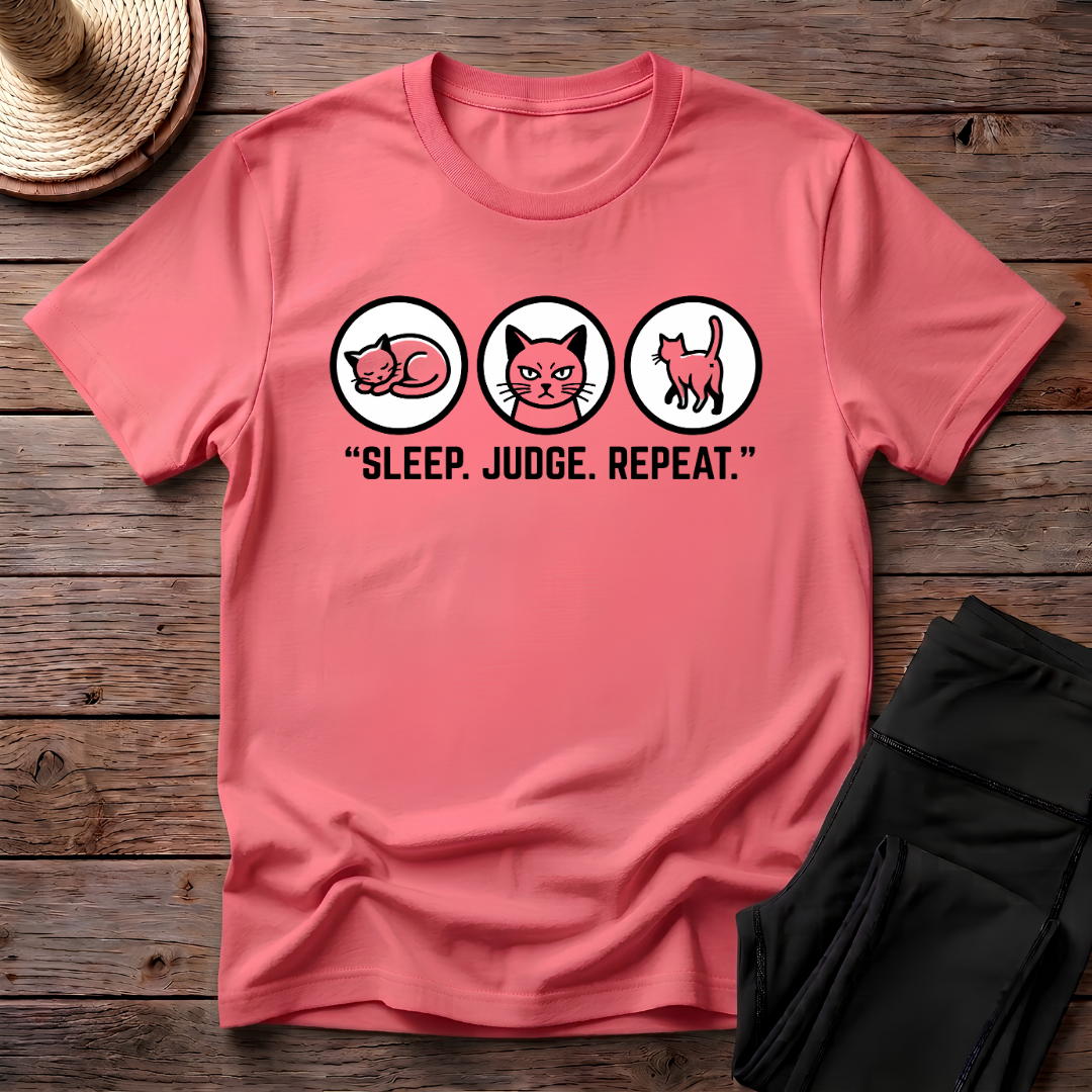 Sleep Judge Repeat T-Shirt