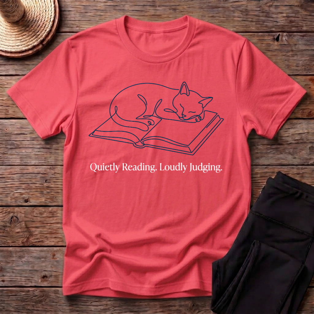 Quietly Reading, Loudly Judging T-Shirt