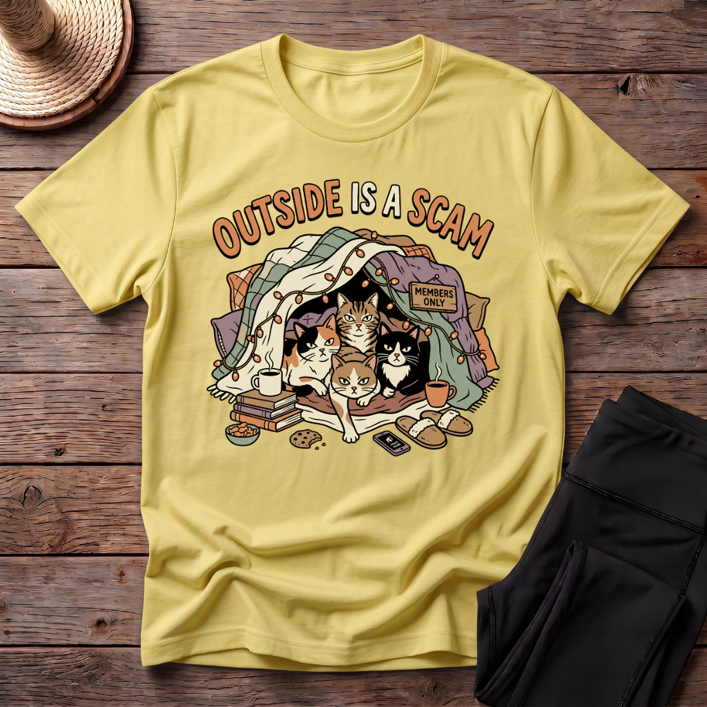 Outside Is A Scam T-Shirt