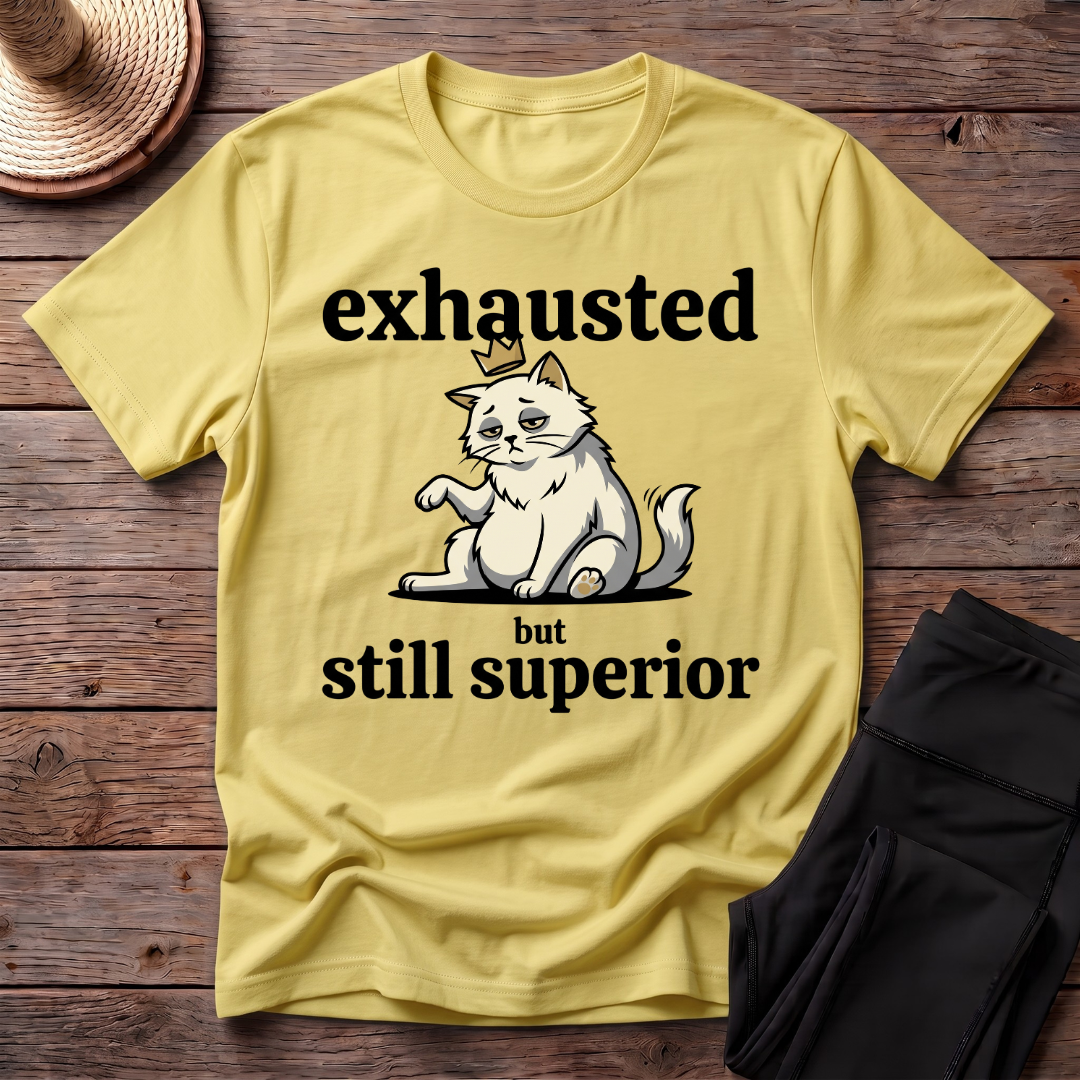 Exhausted But Still Superior T-Shirt