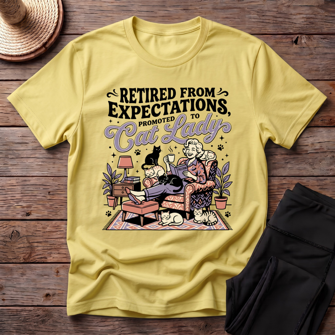 Promoted To Cat Lady T-Shirt