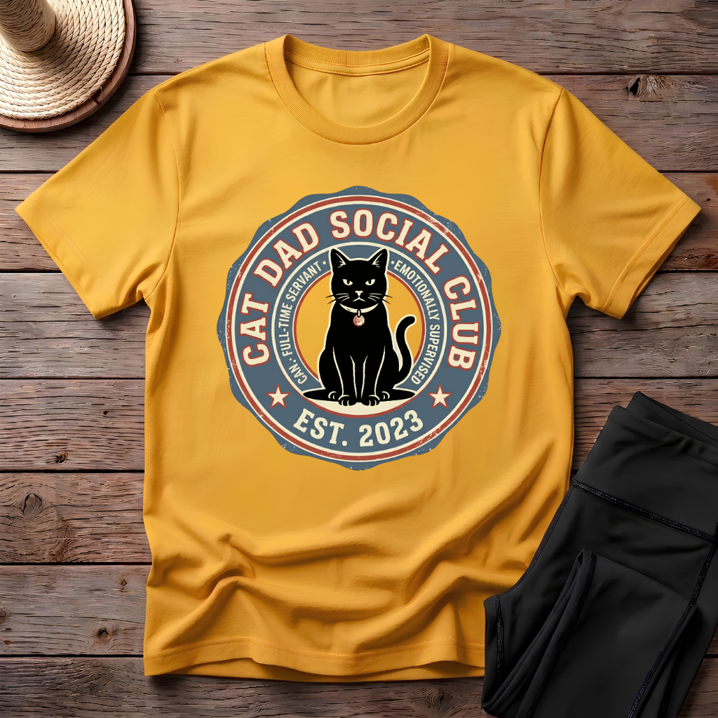 Cat Dad Social Club T-Shirt