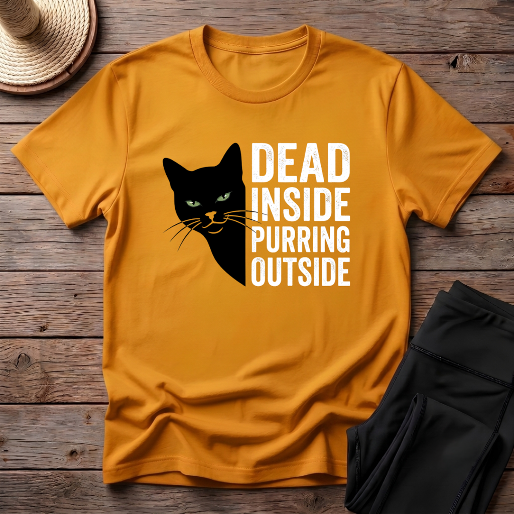 Dead Inside Purring Outside T-Shirt