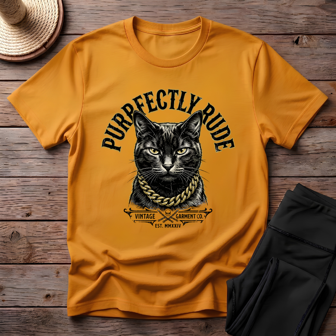 Purrfectly Rude T-Shirt