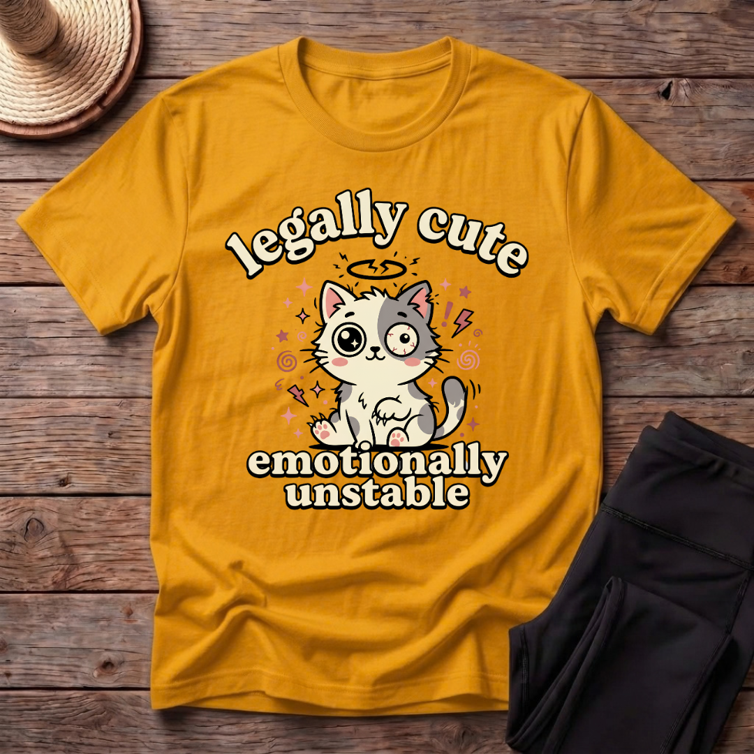 Legally Cute Emotionally Unstable T-Shirt