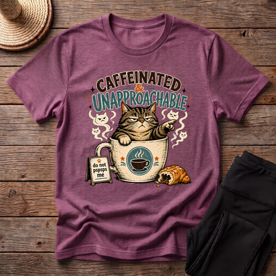 Caffeinated & Unapproachable T-Shirt