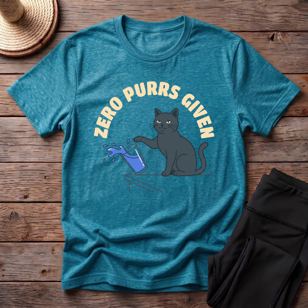 Zero Purrs Given T-Shirt