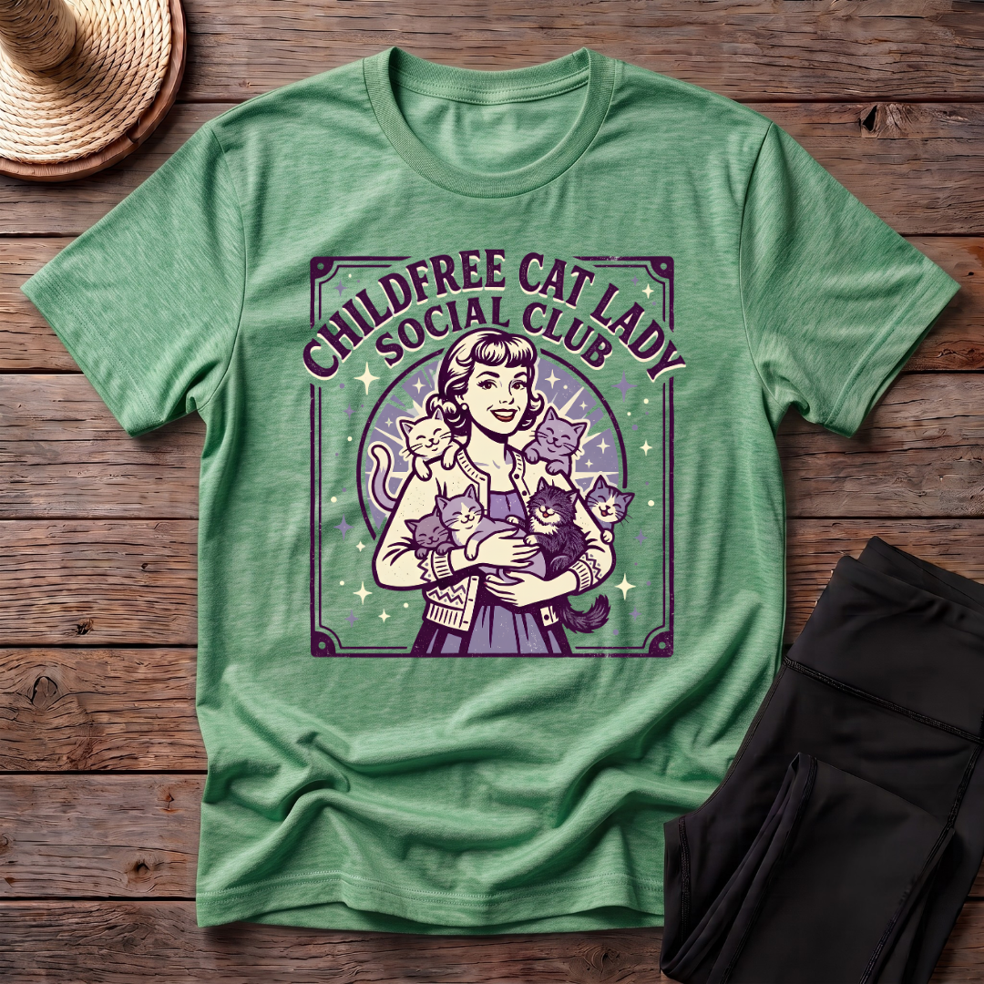Childfree Cat Lady T-Shirt