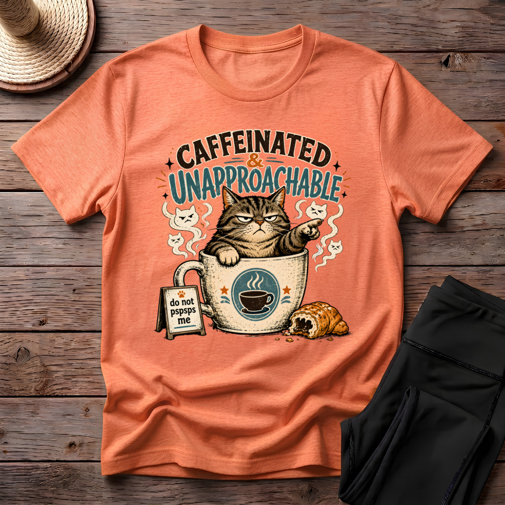Caffeinated & Unapproachable T-Shirt
