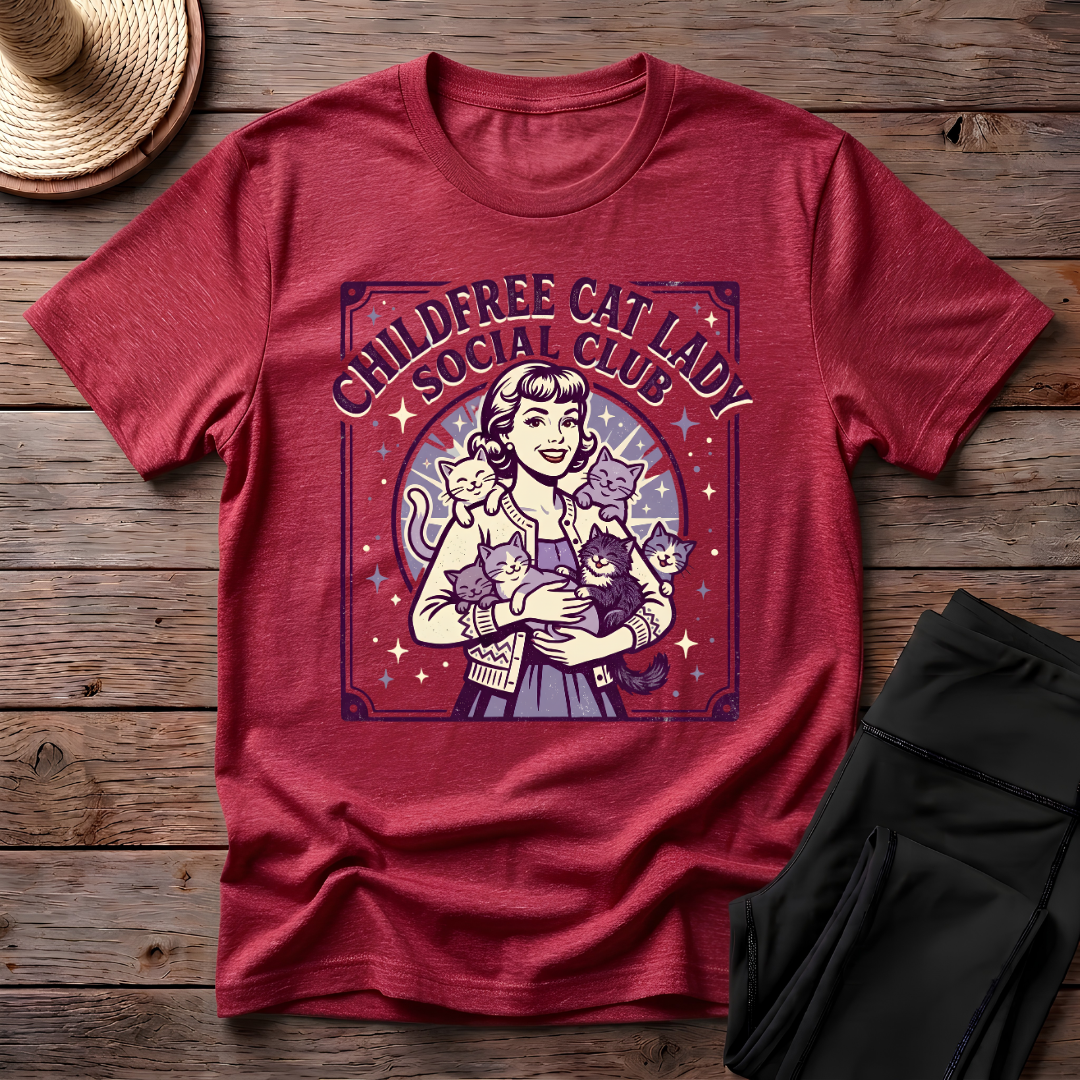 Childfree Cat Lady T-Shirt