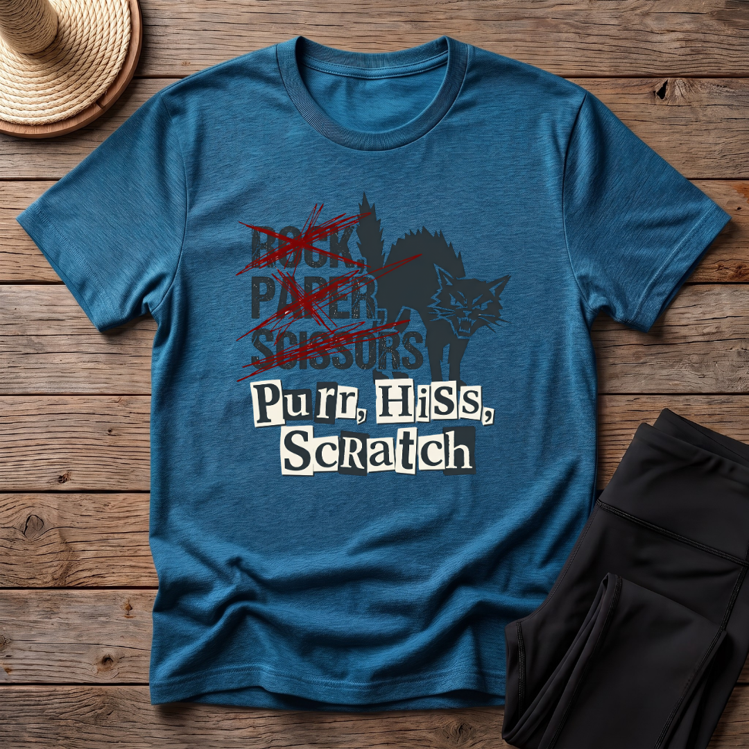 Purr Hiss Scratch T-Shirt