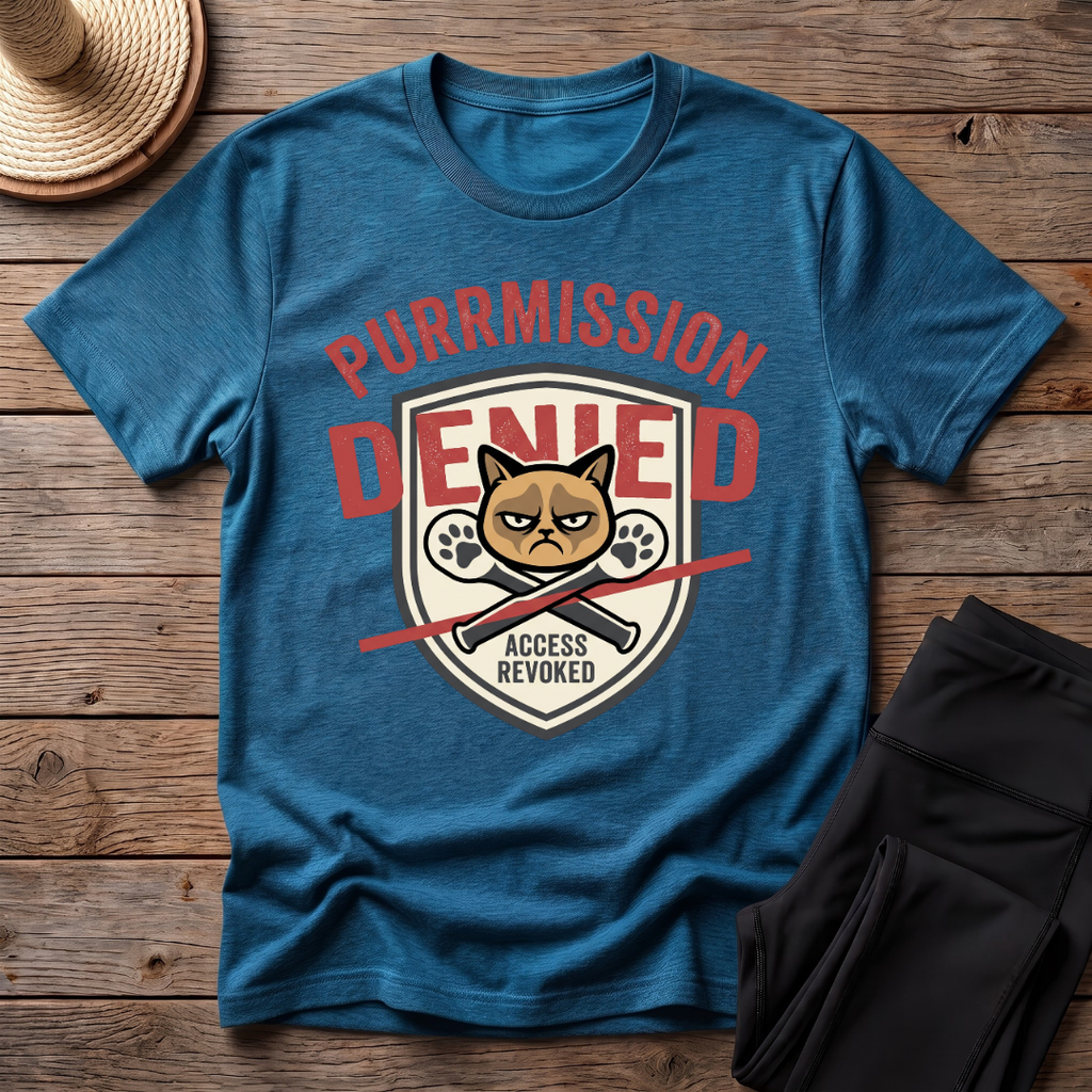 Purrmission Denied T-Shirt