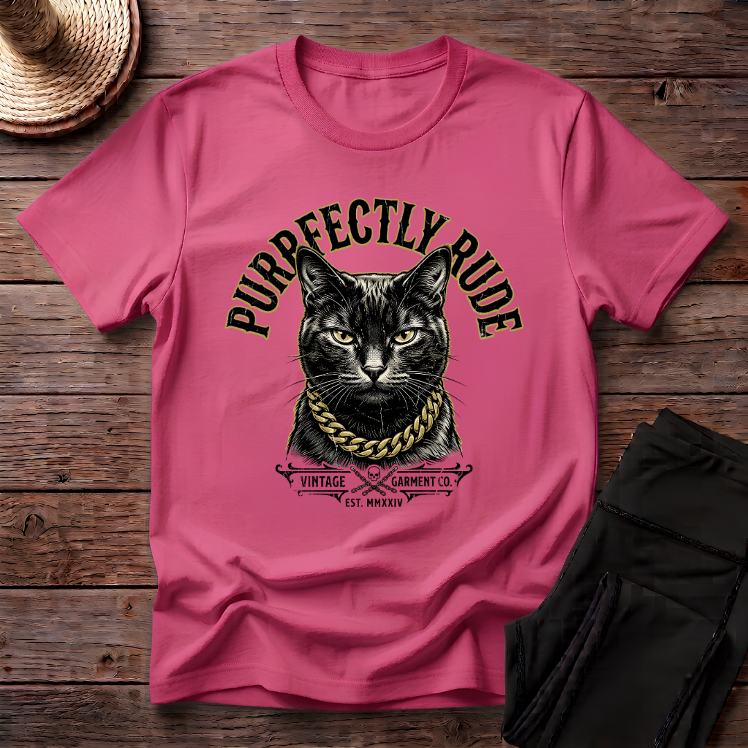 Purrfectly Rude T-Shirt