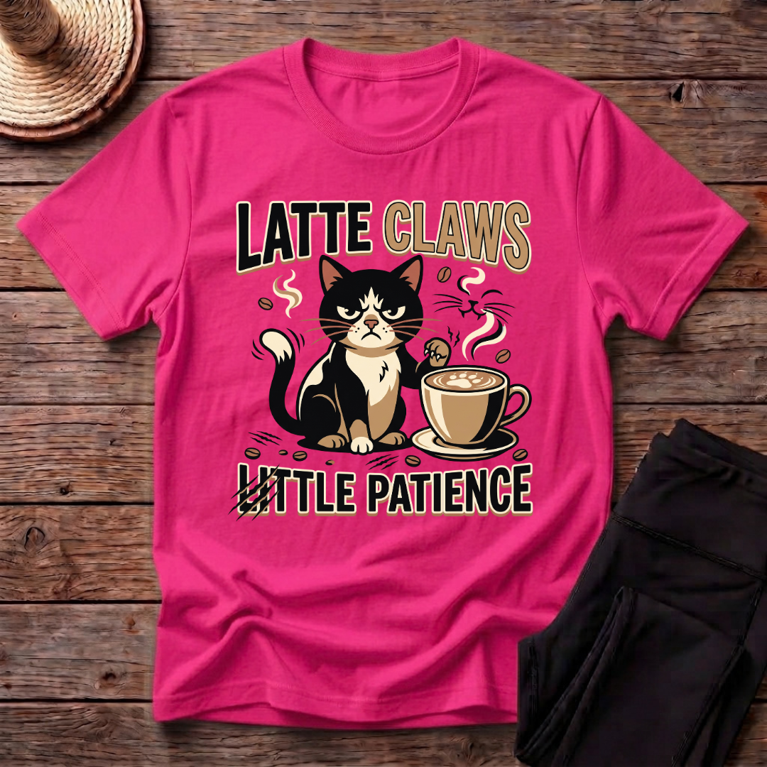 Latte Claws Little Patience T-Shirt