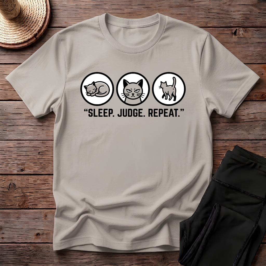 Sleep Judge Repeat T-Shirt