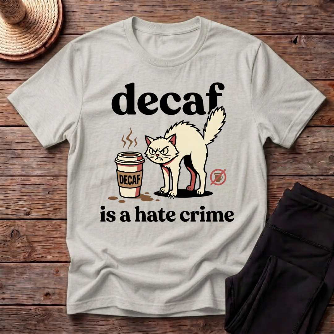 Decaf Is A Hate Crime T-Shirt